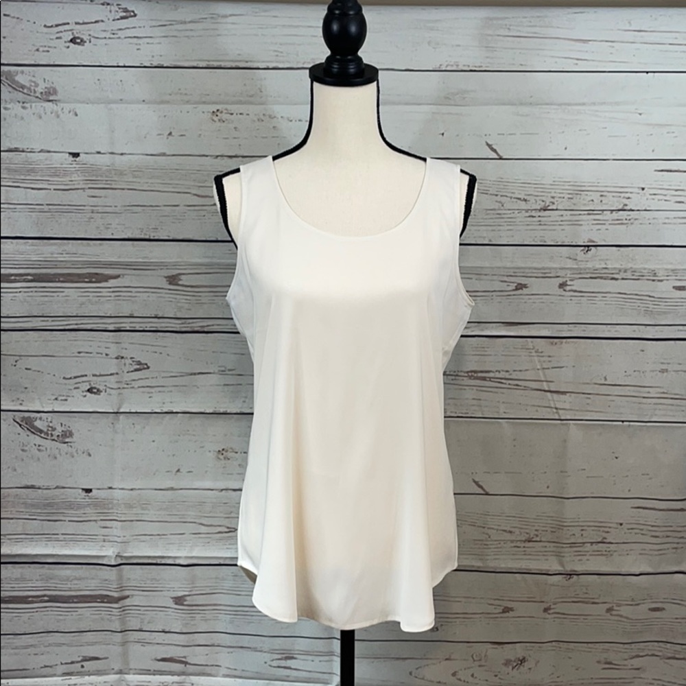 Ann Taylor Cream Colored Shell (Size M)